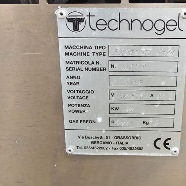 Фризер Тehnogel 600 инв.11765(9655)