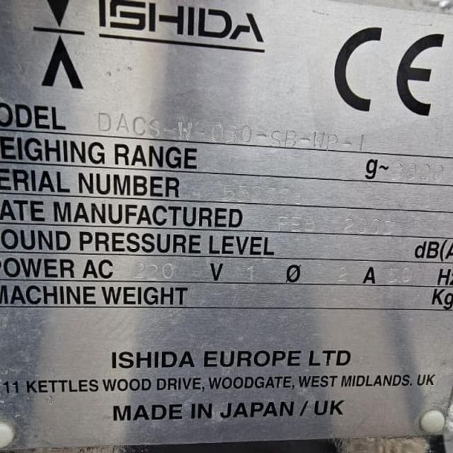 Динамические весы ISHIDA инв.12106