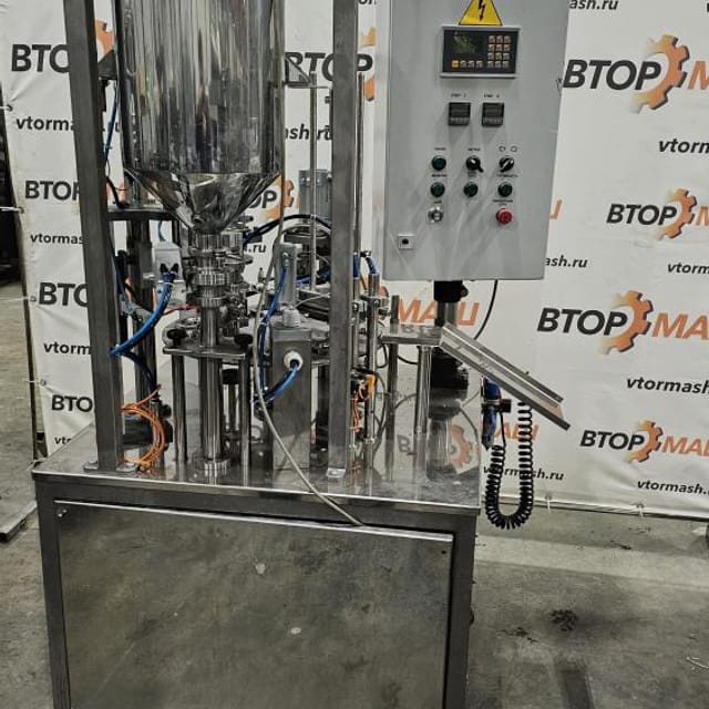 Фасовщик ДМТ-750 паштета в ламистер упаковку 75мм (паштет 100 гр) инв.9713