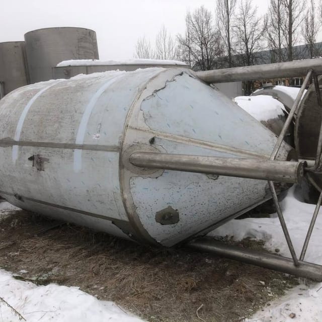 Цилиндро-конический танк ЦКТ 7000л новый инв.12488