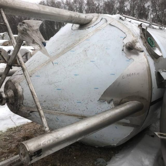 Цилиндро-конический танк ЦКТ 7000л новый инв.12488