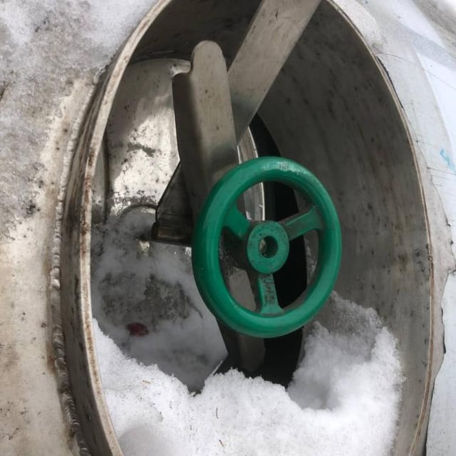 Цилиндро-конический танк ЦКТ 7000л новый инв.12488