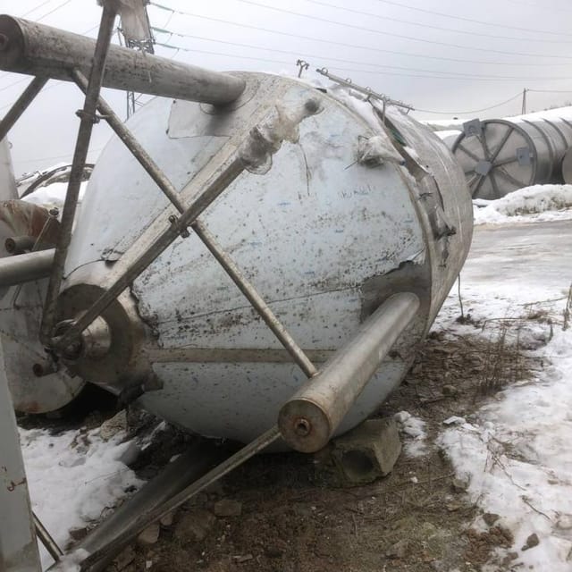 Цилиндро-конический танк ЦКТ 7000л новый инв.12485