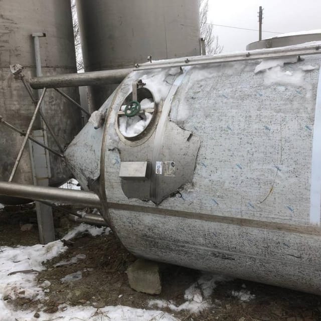 Цилиндро-конический танк ЦКТ 7000л новый инв.12485