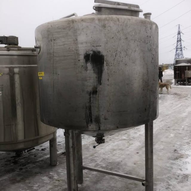 Емкость 2100л с рубашкой инв.12502