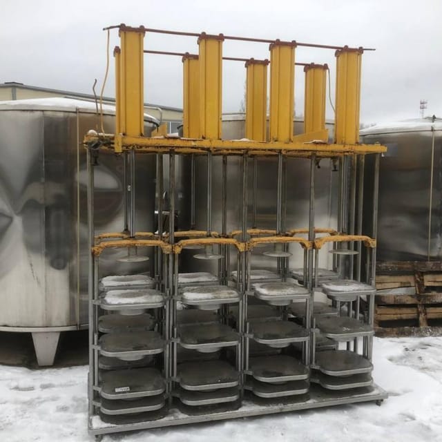 Пресс сырный площадки из чугуна Е8-ОПГ инв.11626