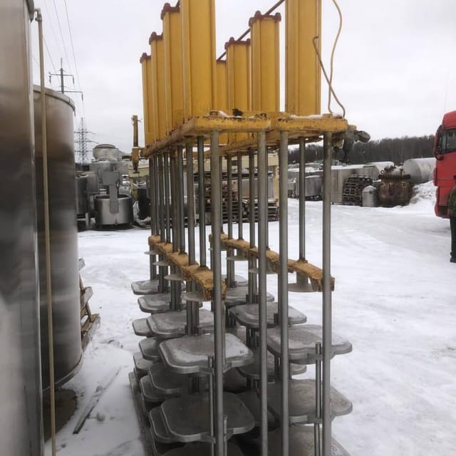 Пресс сырный площадки из чугуна Е8-ОПГ инв.11626