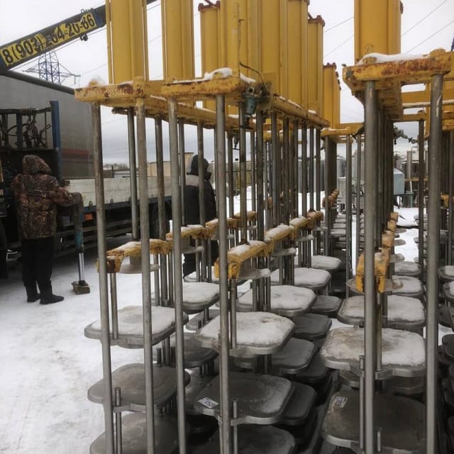 Пресс сырный площадки из чугуна Е8-ОПГ инв.11626