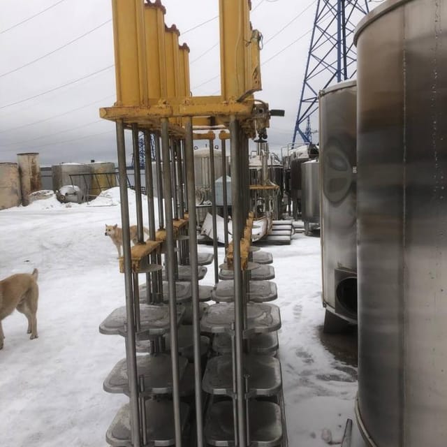 Пресс сырный площадки из чугуна Е8-ОПГ инв.11626