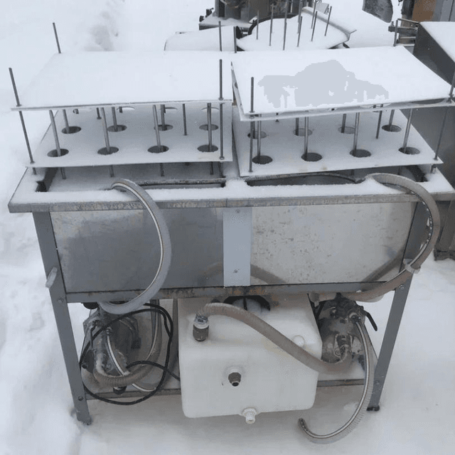 Мойка 2 секции по 50л с насосами инв.7157