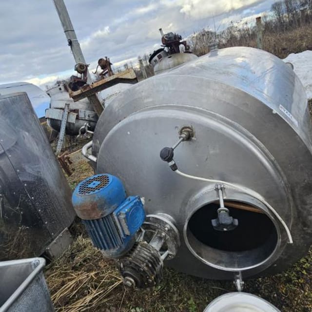 Ёмкость 500л с рубашкой инв.13243