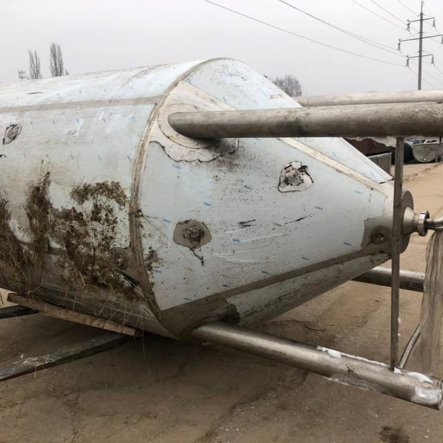 Цилиндро-конический танк ЦКТ 7000л новый инв.12485