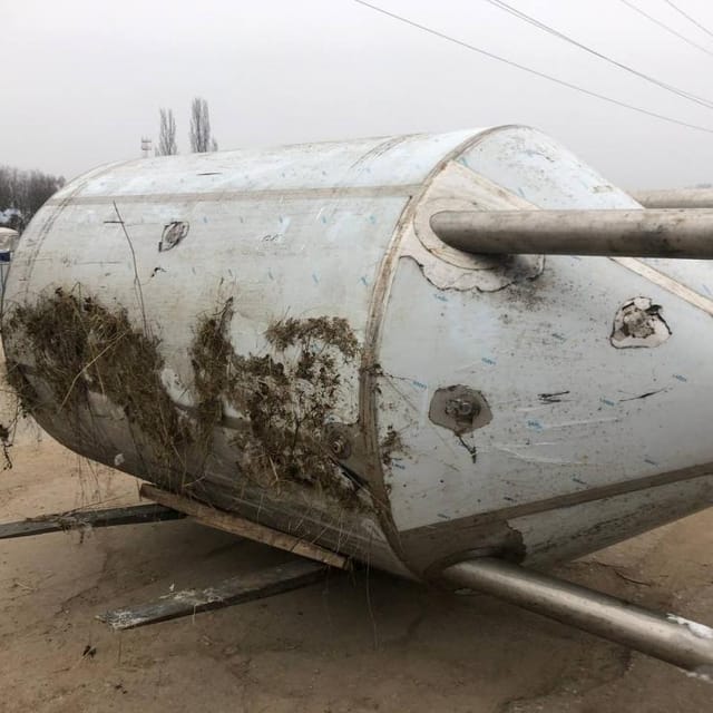 Цилиндро-конический танк ЦКТ 7000л новый инв.12485