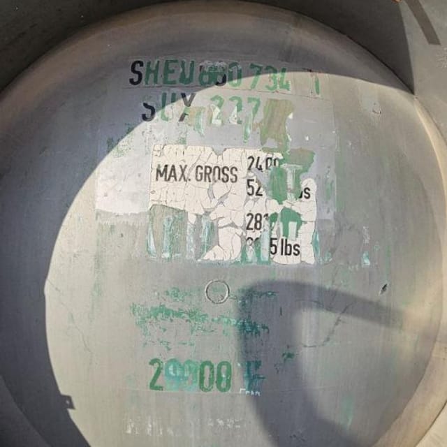 Танк контейнер 25 куб инв.13232