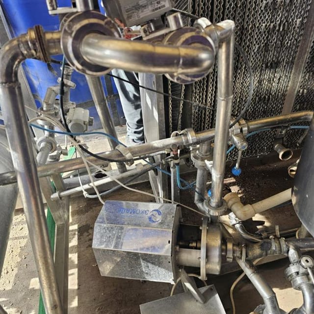 Пастеризационно-охладительная установка 6000л инв.13155