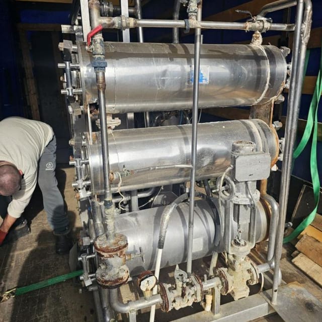 Пастеризационно-охладительная установка 6000л инв.13155