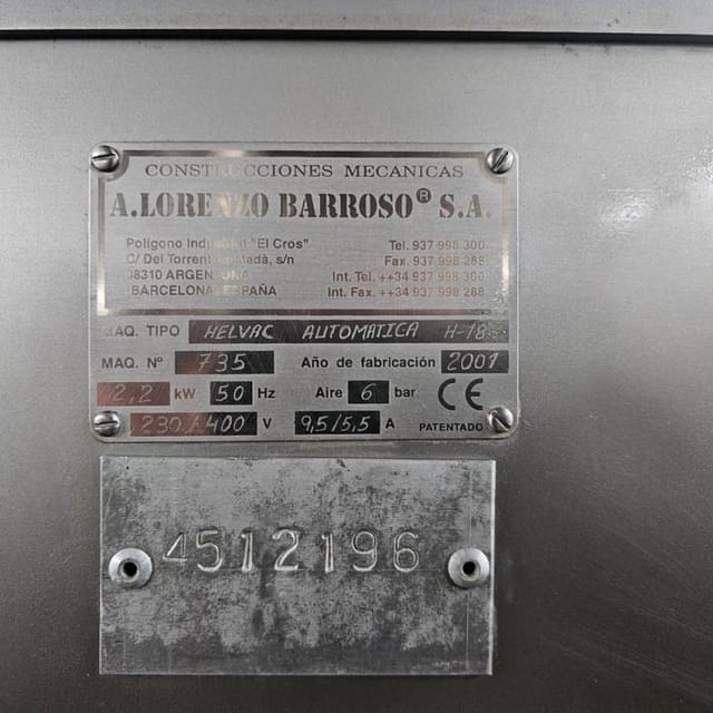 Клипсатор lorenzo barroso helvac Н-18 инв.13169