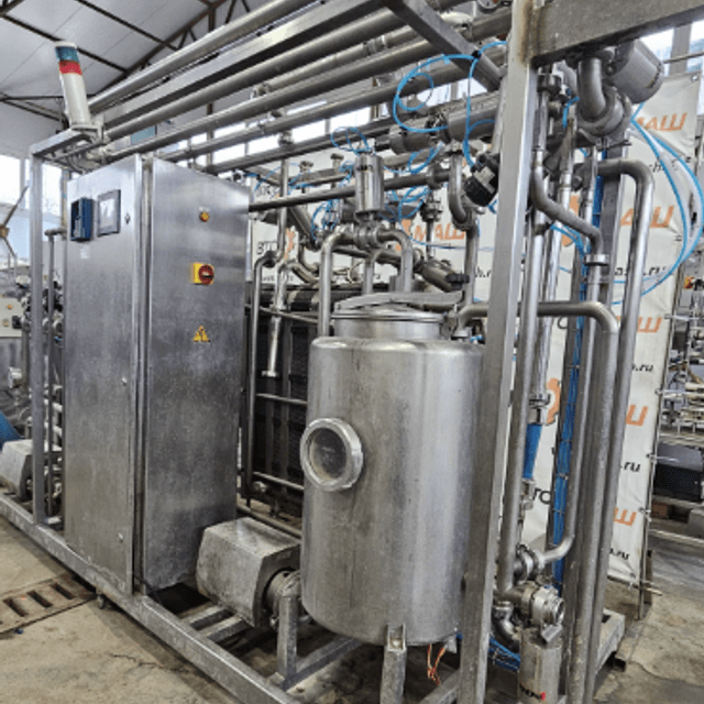 Пастеризатор с выдерживателем 5000л/час инв.11783