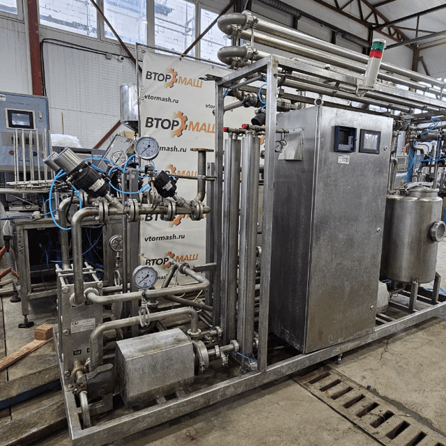 Пастеризатор с выдерживателем 5000л/час инв.11783
