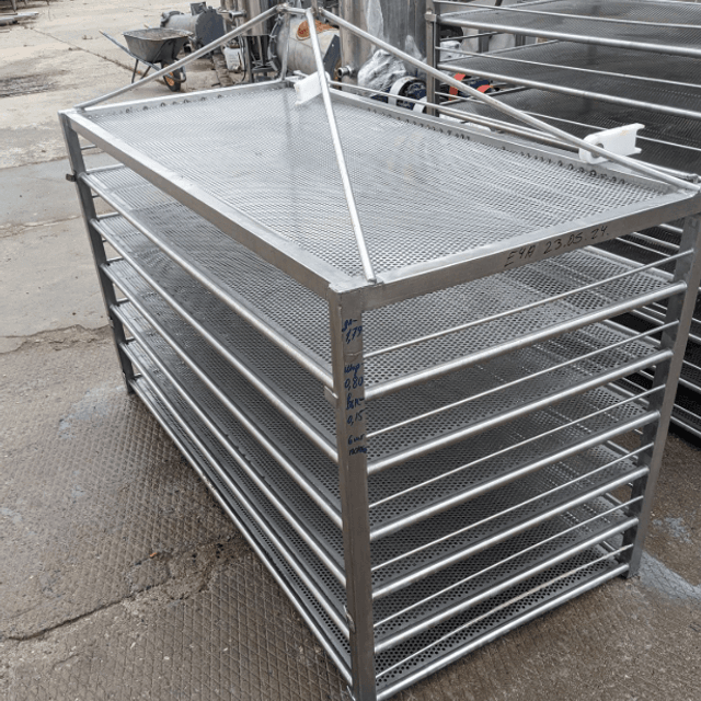 Стеллаж нержавеющий, 6 полок