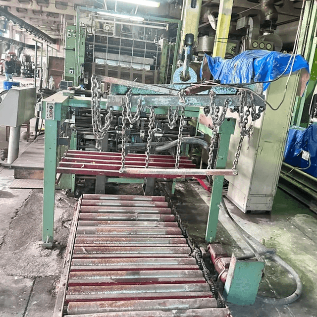 Линия лакировки и литографии жести