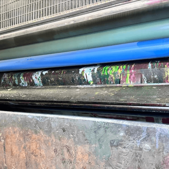 Линия лакировки и литографии жести