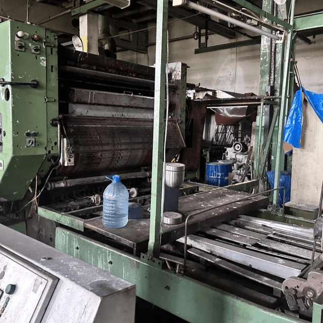 Линия лакировки и литографии жести