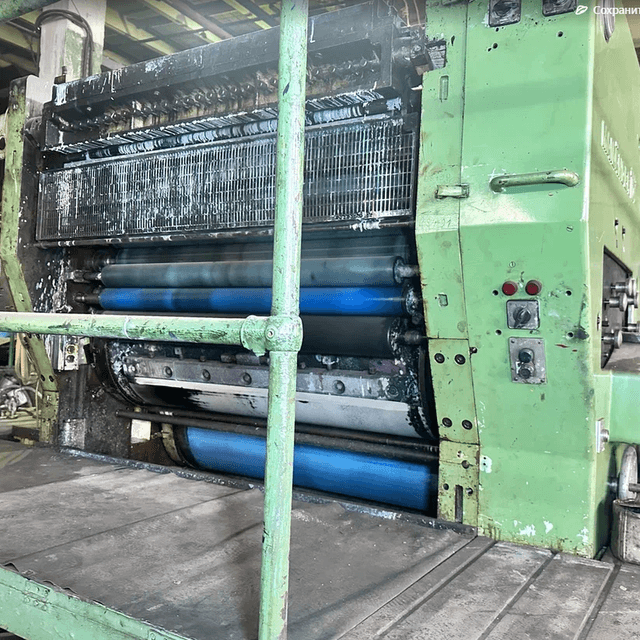 Линия лакировки и литографии жести