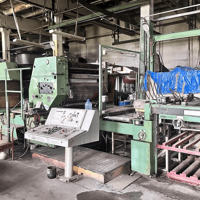 Линия лакировки и литографии жести