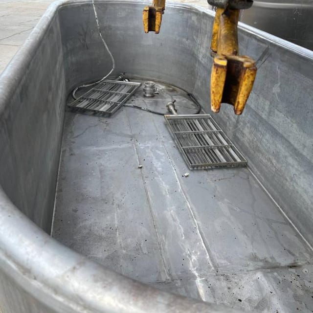 Ванна сырная Д7-ОСА 2500л с лирами инв.12712