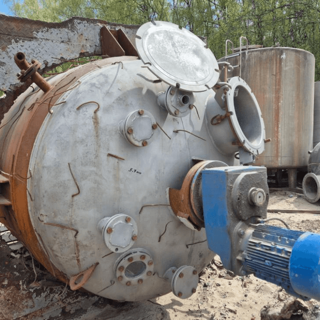 Реактор нержавеющий, объем 5 куб.м е.3499
