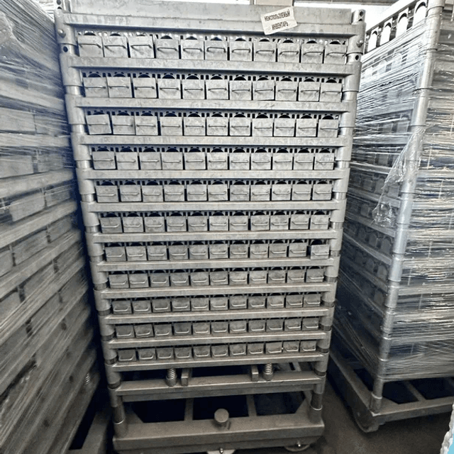 Стеллаж для прессования на 121 форму №3