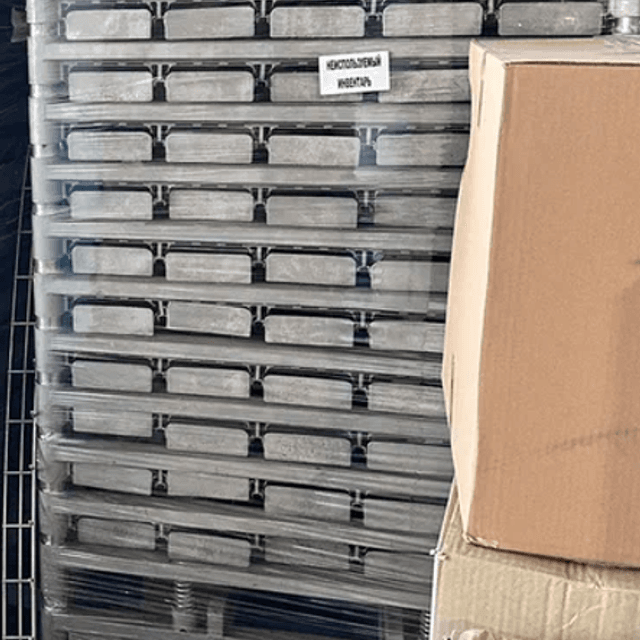 Стеллаж для прессования на 55 форм №5