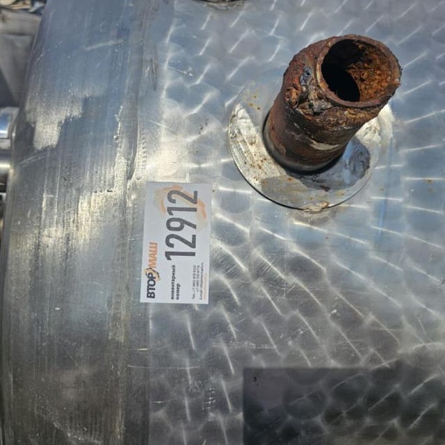 Емкость 2.5 м3 с паровой рубашкой инв.12912