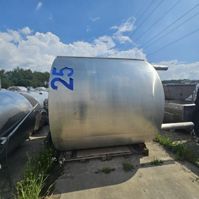 Емкость с рубашкой штрипс 6.3 м3 инв.12940