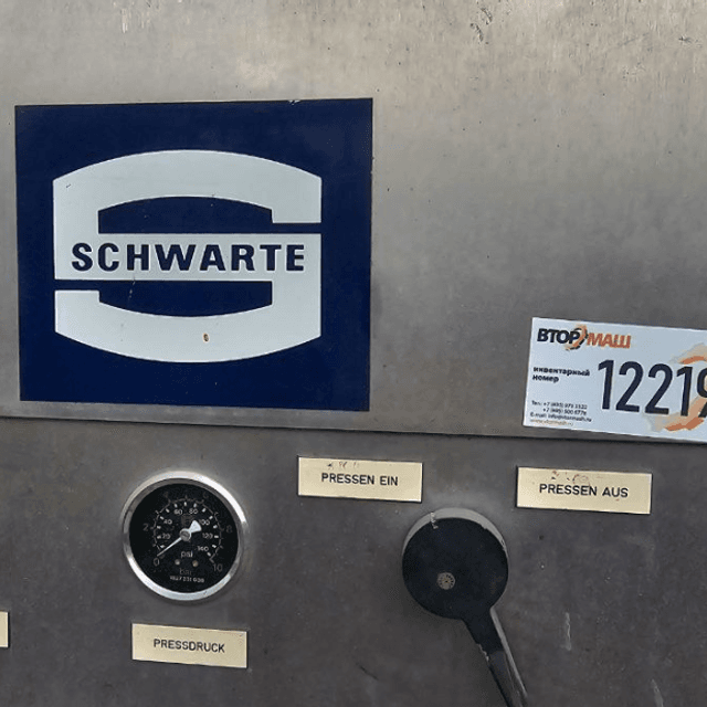 Туннельный пресс SCHWARTE BF-42 инв.12219