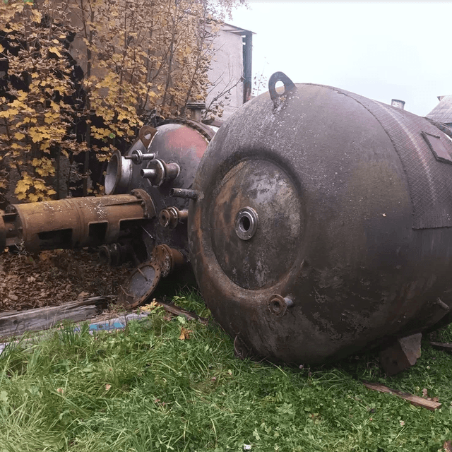 Реактор 5000л из пищевой нерж. стали.