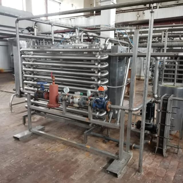 Пастеризатор 10т/час с выдерживателем 45сек