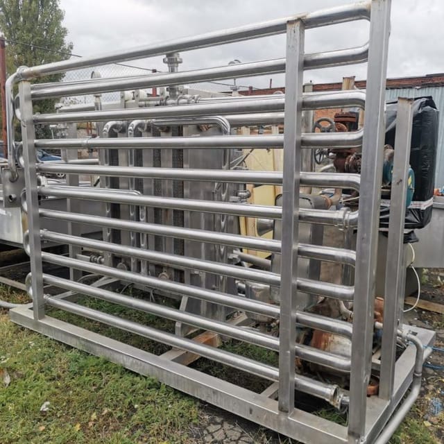 Пастеризатор 10т/час с выдерживателем 45сек