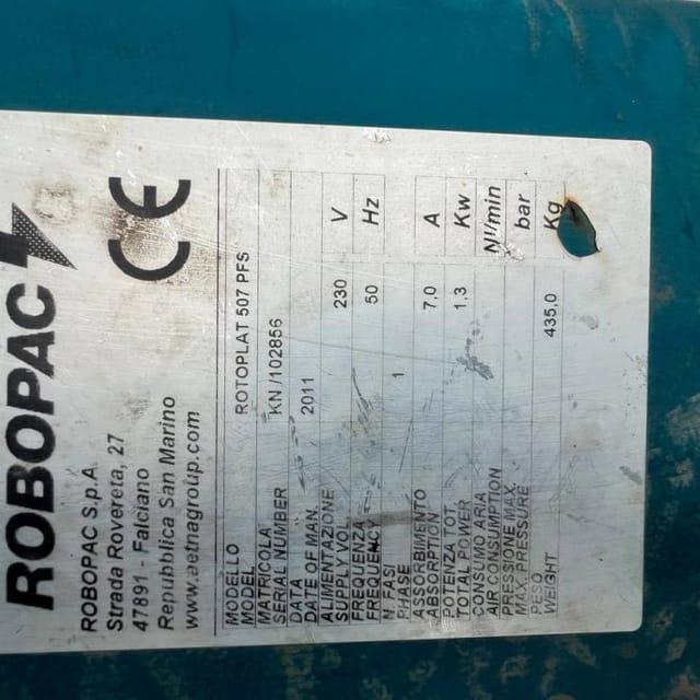 Паллето обмотчик ROBOPAC инв.13086