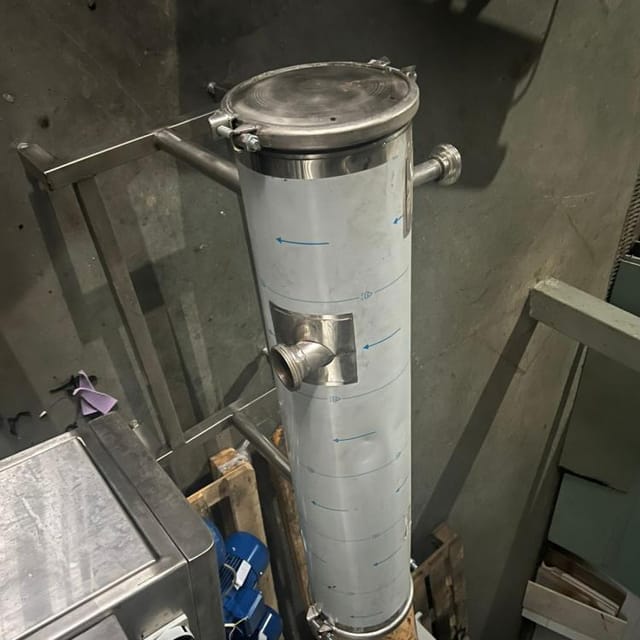 Теплообменник трубчатый односекционный 2,5т инв.10594