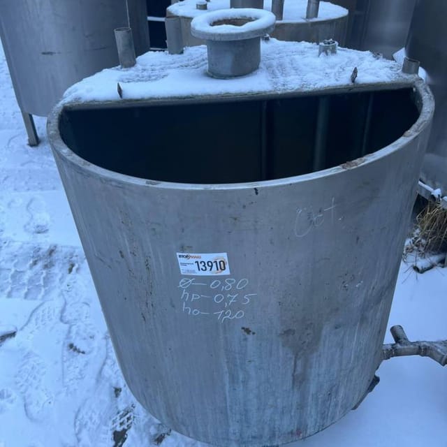Емкость 350л  одностенная инв.13910