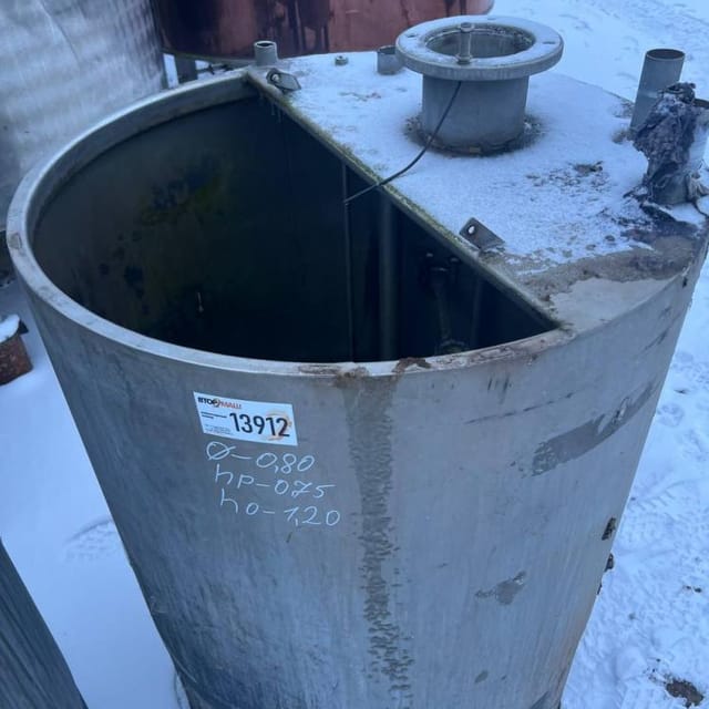 Емкость 350л  одностенная инв.13912