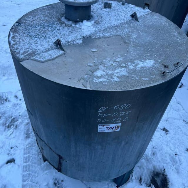 Емкость 350л одностенная инв.13915