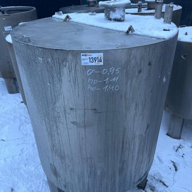 Емкость 700л  одностенная инв.13914