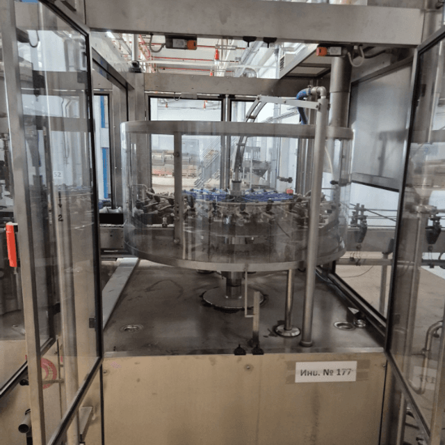 Линия розлива напитков 6000бут/час в стекло 0,5л