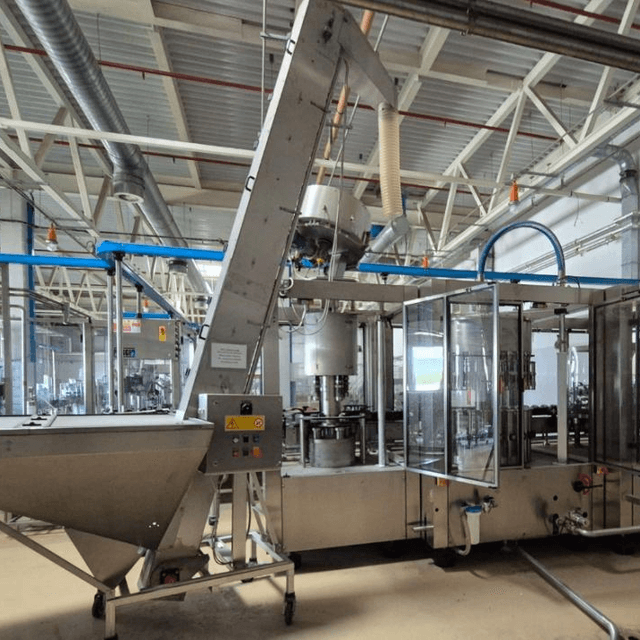 Линия розлива напитков 6000бут/час в стекло 0,5л