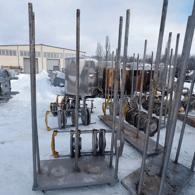 Пресс сырный Е8-ОПД-К малый, площадки из чугуна на 12 головок инв.12839