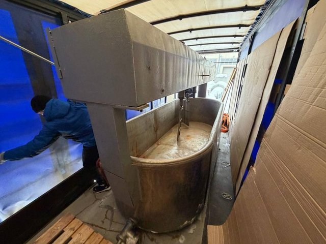 Сырная ванна 2500л инв.13959