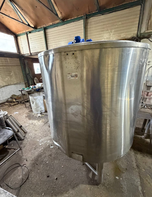 Емкость 850л с рубашкой инв.14490